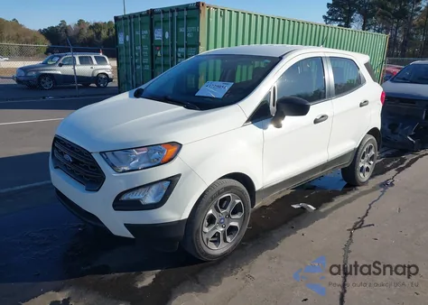 2021 Ford Ecosport S из США, поврежденный, VIN MAJ3S2FE9MC423286